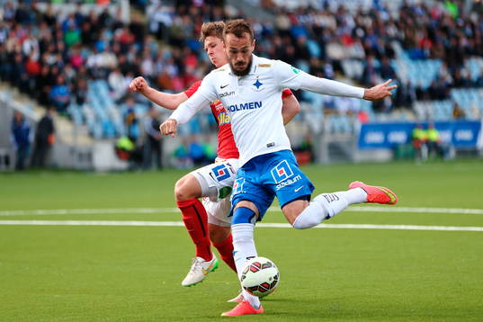 Norrköpings Emir Kujovic i matchen mellan Norrköping och