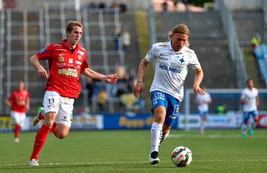 Falkenbergs Adam Eriksson och Norrköpings Nicklas