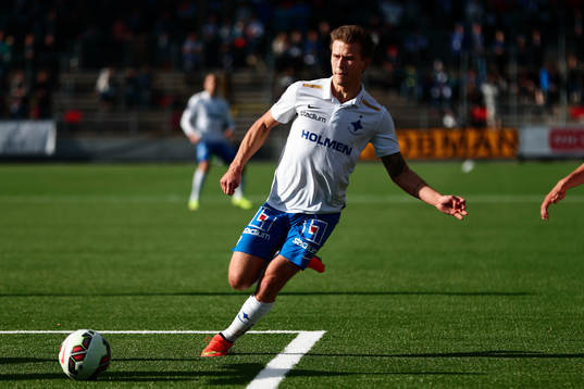 Norrköpings Arnór Ingvi Traustason i matchen mellan