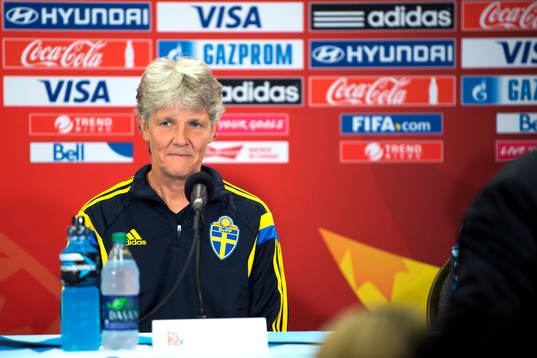 Sveriges förbundskapten Pia Sundhage