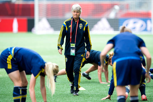 Sveriges förbundskapten Pia Sundhage