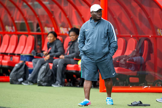 Nigerias förbundskapten Edwin Okon