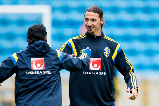 Sveriges Zlatan Ibrahimovic