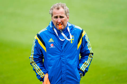 Sveriges förbundskapten Erik Hamrén