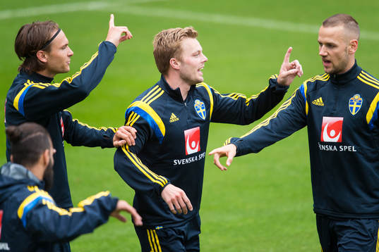 Albin Ekdal, Sebastian Larsson och Alexander Milosevic