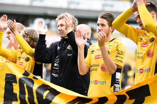 Elfsborgs assisterande tränare Peter Wettergren (mitt i