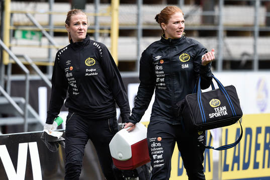 Elfsborgs läkare Matilda Lundblad och fysioterapeut