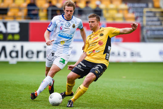 Elfsborgs Anders Svensson och Gefles Johan Oremo