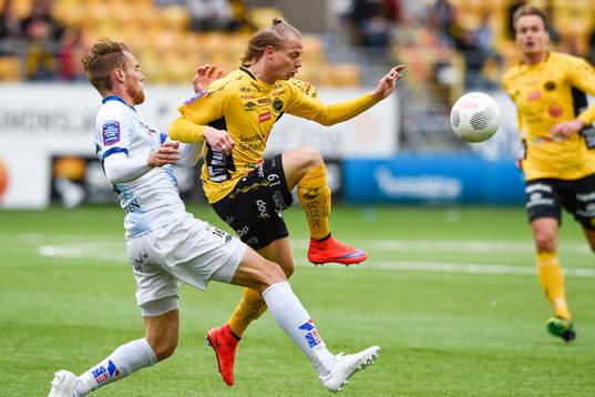 Elfsborgs Simon Hedlund och Gefles David Fällman