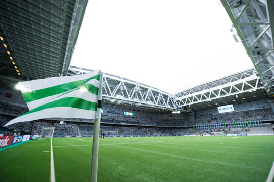 En hörnflagga på Tele2 arena