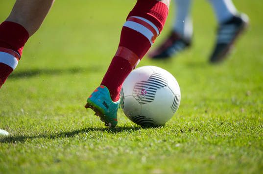 Bollkontroll i matchen i division 2 Västra Götaland