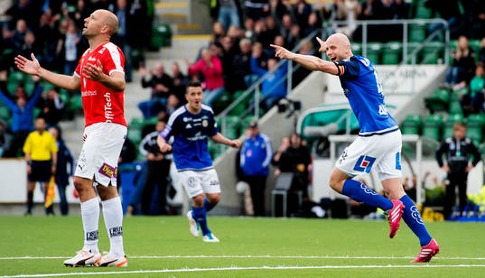 Sundsvalls Stefan Ålander jublar