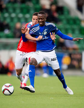 Kalmars Ismael Silva Lima och Sundsvalls Pa Amat Dibba