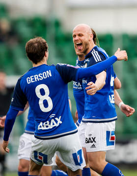 Sundsvalls Lars Gerson och Stefan Ålander jublar