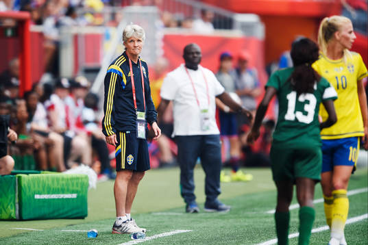 Sveriges förbundskapten Pia Sundhage