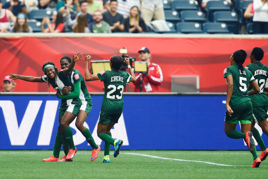 Nigerias Francisca Ordega jublar