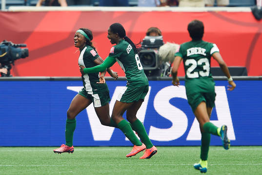 Nigerias Francisca Ordega jublar