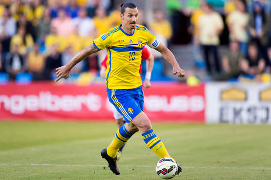 Sveriges Zlatan Ibrahimovic