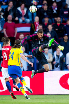Sveriges målvakt Andreas Isaksson