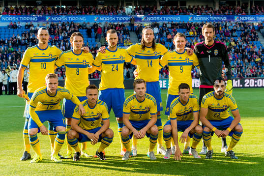 Zlatan Ibrahimovic, Albin Ekdal, Alexander Milosevic, Jonas