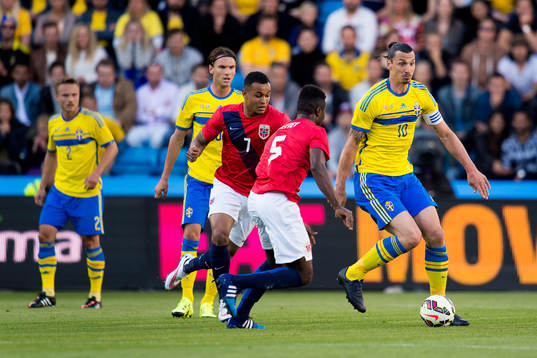 Sveriges Zlatan Ibrahimovic