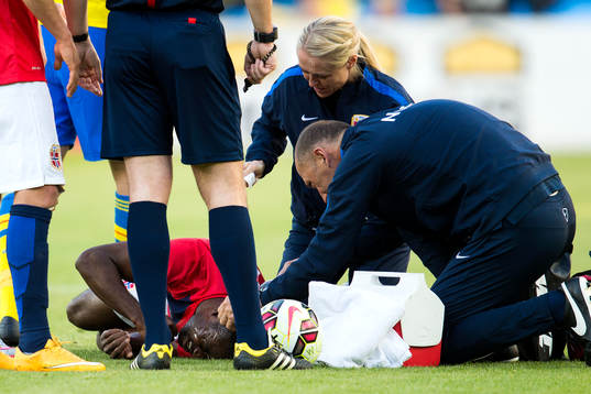 Norges Alexander Tettey har ont