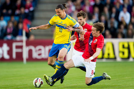 Sveriges Zlatan Ibrahimovic