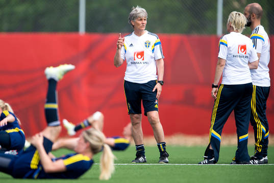 Sveriges förbundskapten Pia Sundhage