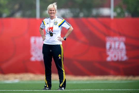 Sveriges assisterande förbundskapten Lilie Persson