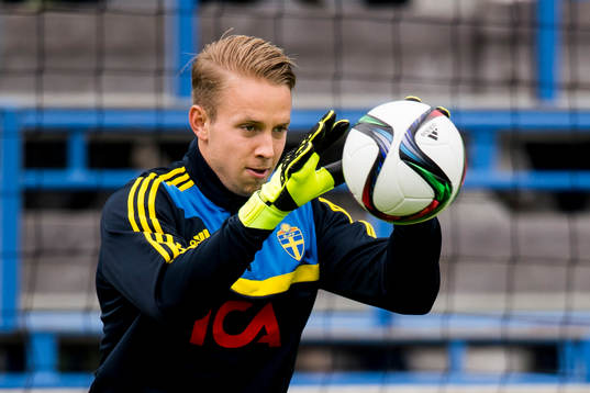 Sveriges målvakt Patrik Carlgren