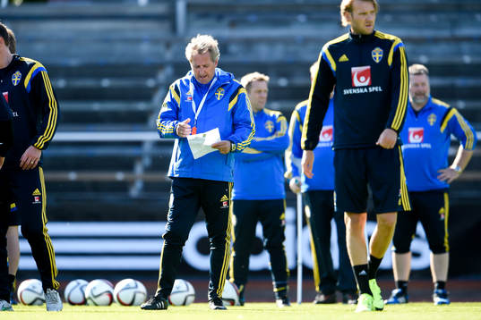 Sveriges förbundskapten Erik Hamrén