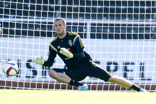 Sveriges målvakt Robin Olsen