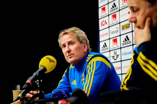 Sveriges förbundskapten Erik Hamrén