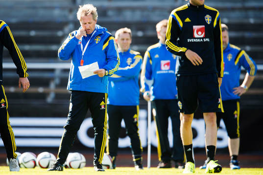 Sveriges förbundskapten Erik Hamrén