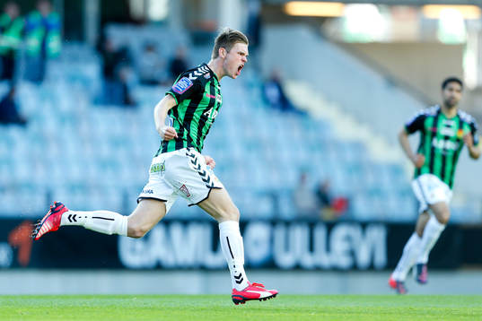 GAIS Arnar Bragi Bergsson jublar