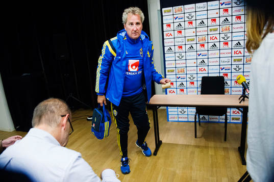 Sveriges förbundskapten Erik Hamrén
