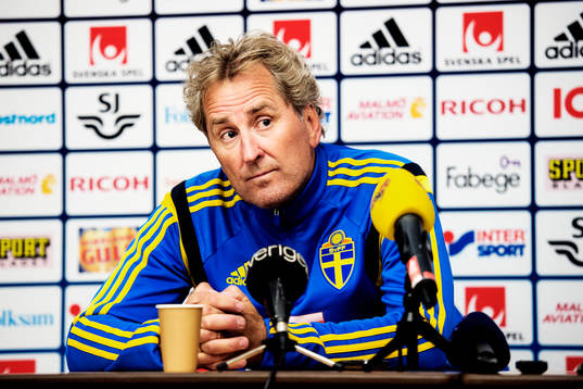 Sveriges förbundskapten Erik Hamrén