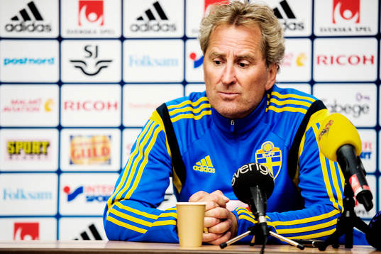 Sveriges förbundskapten Erik Hamrén