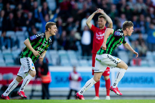 GAIS Arnar Bragi Bergsson jublar