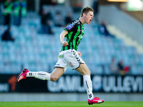 GAIS Arnar Bragi Bergsson jublar
