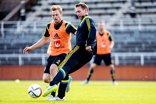 Sebastian Larsson och Kim Källström