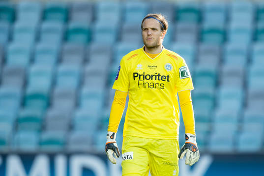 Utsiktens målvakt Axel Wibrån deppar