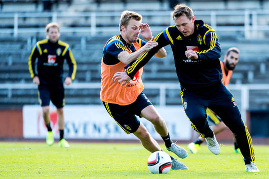 Sebastian Larsson och Kim Källström
