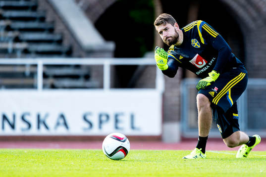 Sveriges målvakt Kristoffer Nordfeldt