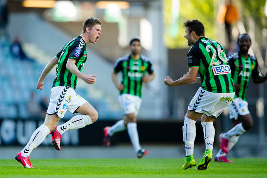 GAIS Arnar Bragi Bergsson jublar