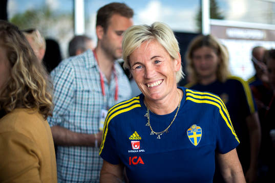 Sveriges assisterande förbundskapten Lilie Persson