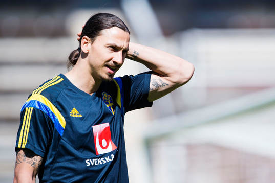Sveriges Zlatan Ibrahimovic