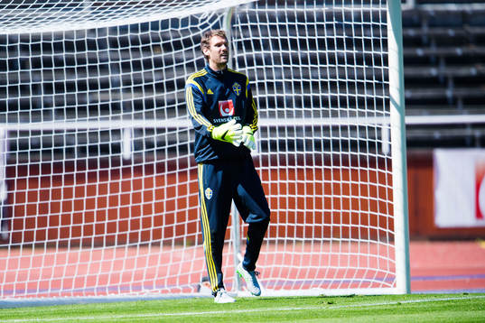 Sveriges målvakt Andreas Isaksson