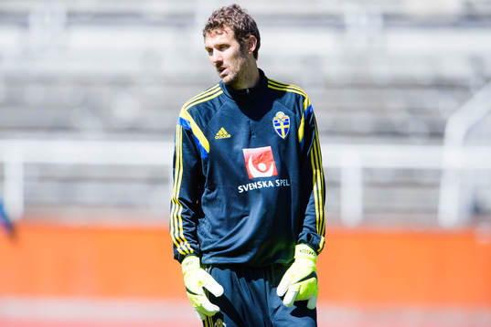 Sveriges målvakt Andreas Isaksson