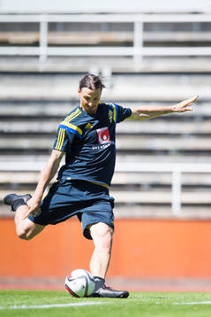 Sveriges Zlatan Ibrahimovic